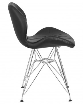 Стул обеденный DOBRIN BUTTERFLY CHROME, ножки хром, цвет чёрный в Нижнекамске - nizhnekamsk.ok-mebel.com | фото 3