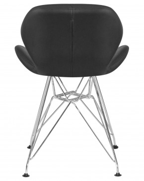 Стул обеденный DOBRIN BUTTERFLY CHROME, ножки хром, цвет чёрный в Нижнекамске - nizhnekamsk.ok-mebel.com | фото 5