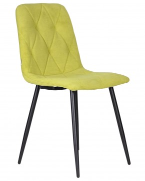 Стул обеденный DOBRIN CHILLY ROMBO, Лайм Simple 14, основание черное в Нижнекамске - nizhnekamsk.ok-mebel.com | фото 2