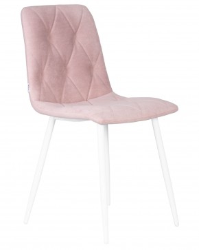 Стул обеденный DOBRIN CHILLY ROMBO, Розовый Simple 03, основание белый в Нижнекамске - nizhnekamsk.ok-mebel.com | фото 2