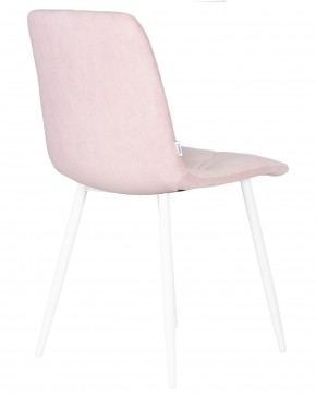 Стул обеденный DOBRIN CHILLY ROMBO, Розовый Simple 03, основание белый в Нижнекамске - nizhnekamsk.ok-mebel.com | фото 4