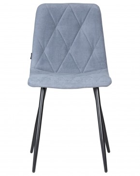 Стул обеденный DOBRIN CHILLY ROMBO, Серо-голубой Simple 26, основание черное в Нижнекамске - nizhnekamsk.ok-mebel.com | фото 6