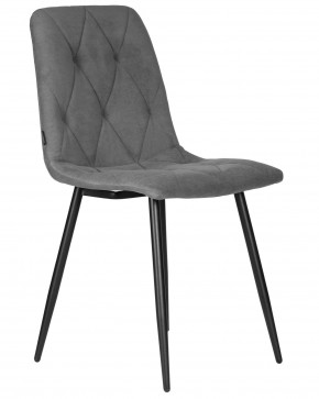 Стул обеденный DOBRIN CHILLY ROMBO, Серый Simple 33, основание черное в Нижнекамске - nizhnekamsk.ok-mebel.com | фото 2