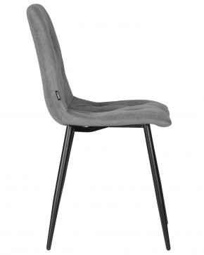 Стул обеденный DOBRIN CHILLY ROMBO, Серый Simple 33, основание черное в Нижнекамске - nizhnekamsk.ok-mebel.com | фото 3