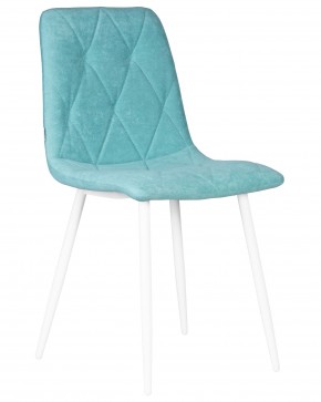 Стул обеденный DOBRIN CHILLY ROMBO, Тиффани Simple 51, основание белый в Нижнекамске - nizhnekamsk.ok-mebel.com | фото