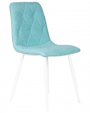 Стул обеденный DOBRIN CHILLY ROMBO, Тиффани Simple 51, основание белый в Нижнекамске - nizhnekamsk.ok-mebel.com | фото 2
