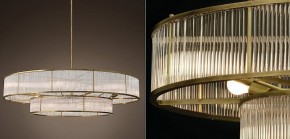 Светильник на штанге Imperiumloft RH Marais Round Chandelier 40,2668 в Нижнекамске - nizhnekamsk.ok-mebel.com | фото 2