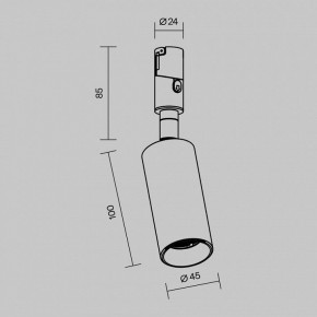 Светильник на штанге Maytoni Focus Led TR201-1-10W3K-M-B в Нижнекамске - nizhnekamsk.ok-mebel.com | фото 7