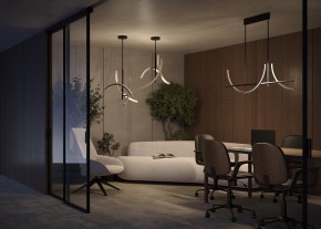 Светильник на штанге Maytoni Wabi MOD428PL-L20BK в Нижнекамске - nizhnekamsk.ok-mebel.com | фото 5
