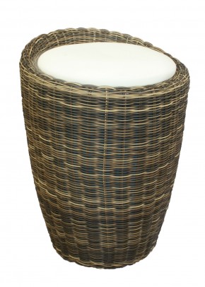 Табурет с местом для хранения LM-1100Rattan, кремовый в Нижнекамске - nizhnekamsk.ok-mebel.com | фото