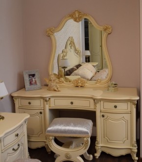 Туалетный стол + Зеркало Мона Лиза (крем) в Нижнекамске - nizhnekamsk.ok-mebel.com | фото 6