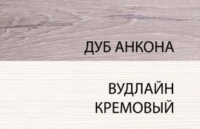 Тумба 1S, OLIVIA, цвет вудлайн крем/дуб анкона в Нижнекамске - nizhnekamsk.ok-mebel.com | фото 3