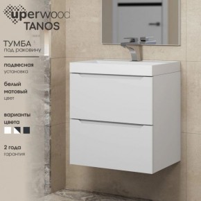 Тумба под раковину Uperwood Tanos 70 см, подвесная, белая матовая в Нижнекамске - nizhnekamsk.ok-mebel.com | фото 5