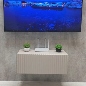 Тумба подвесная под ТВ LINES MTV1-MA 750 Бежевый (Леда-М 10.1.5) в Нижнекамске - nizhnekamsk.ok-mebel.com | фото 5
