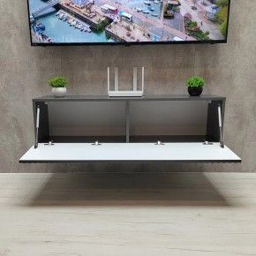 Тумба подвесная под ТВ LINES MTV4-MA 1150 Темно-серый (Графит-M 10.1.25) в Нижнекамске - nizhnekamsk.ok-mebel.com | фото 3