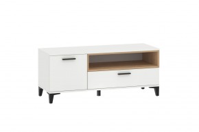 Тумба ТВА НМ 013.42 "Bergen" (Белый/Дуб бунратти) в Нижнекамске - nizhnekamsk.ok-mebel.com | фото 2