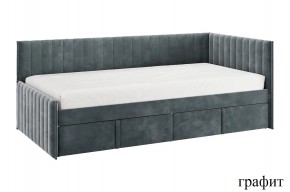 ТВИКС Кровать (тахта) с ящиками 900 (графит) в Нижнекамске - nizhnekamsk.ok-mebel.com | фото