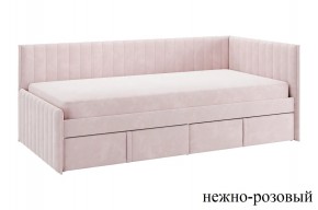 ТВИКС Кровать (тахта) с ящиками 900 (нежно-розовый) в Нижнекамске - nizhnekamsk.ok-mebel.com | фото