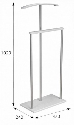 Вешалка для костюма Дэви 1 в Нижнекамске - nizhnekamsk.ok-mebel.com | фото 6