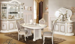 Витрина угловая (правая) 01.331 Роза (беж) в Нижнекамске - nizhnekamsk.ok-mebel.com | фото 2