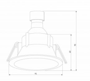 Встраиваемый светильник Elektrostandard Side 25059/01 в Нижнекамске - nizhnekamsk.ok-mebel.com | фото 6