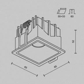 Встраиваемый светильник Maytoni Alfa LED DL043-01-10W4K-SQ-W-1 в Нижнекамске - nizhnekamsk.ok-mebel.com | фото 9