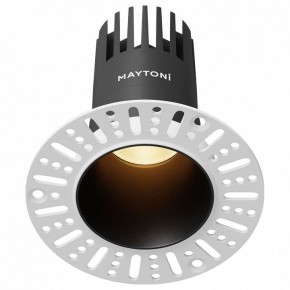 Встраиваемый светильник Maytoni Dip DL120-10W-2.7K-TRS-B в Нижнекамске - nizhnekamsk.ok-mebel.com | фото