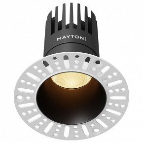Встраиваемый светильник Maytoni Dip DL122-15W-2.7K-TRS-B в Нижнекамске - nizhnekamsk.ok-mebel.com | фото