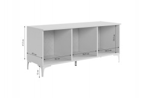 ЗЕФИР Гостиная К1 (белое дерево/белый муар) в Нижнекамске - nizhnekamsk.ok-mebel.com | фото 4