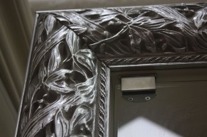 Зеркало большое Тиффани Premium черная/серебро (ТФ/02(П) в Нижнекамске - nizhnekamsk.ok-mebel.com | фото 4