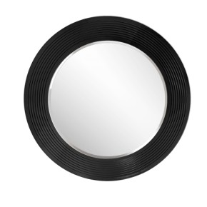 Зеркало круглое черный (РМ/02(S) в Нижнекамске - nizhnekamsk.ok-mebel.com | фото 1