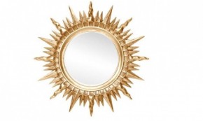 Зеркало круглое золото (1810(1) в Нижнекамске - nizhnekamsk.ok-mebel.com | фото